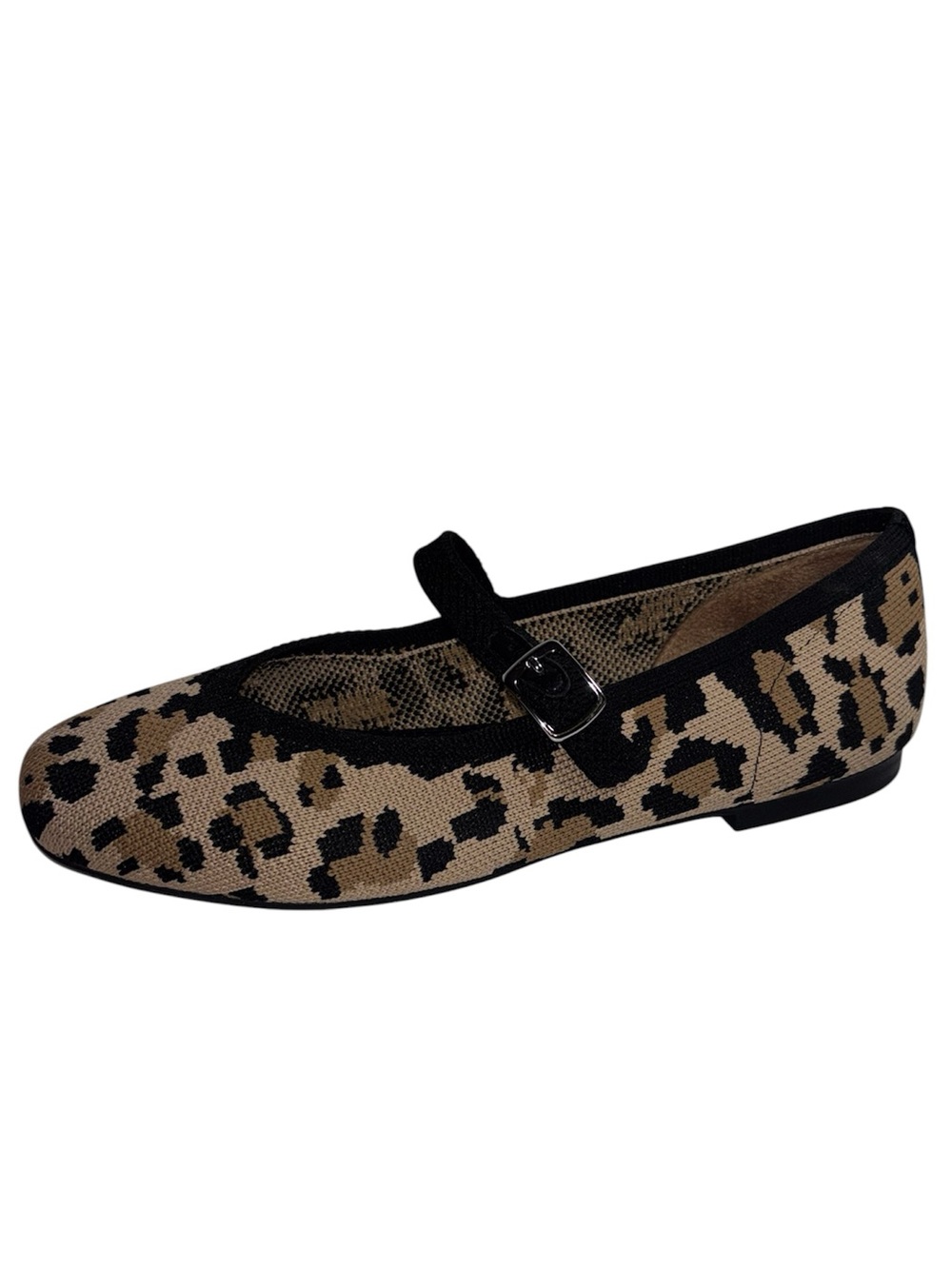 Rachel Zoe Mary Jane Ballet Flats Leopard Print Comfort Insole Women’s Size 7